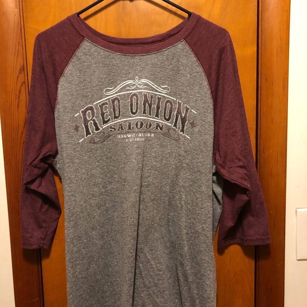 Baseball cut Saloon shirt (Red Onion Alaska)